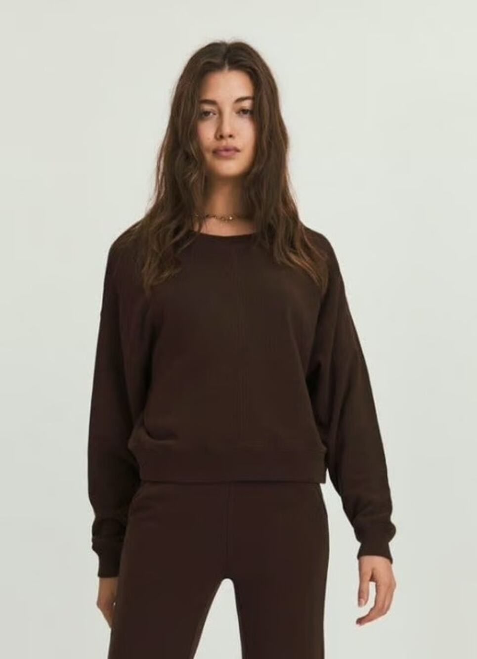 Something Navy Women's Long Sleeve Crew Neck Pullover Sweatshirt Top Size XXS